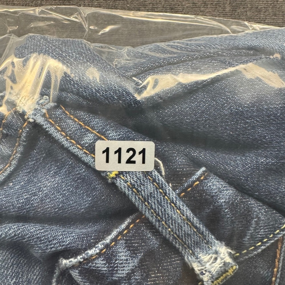 Lucky Brand Jeans Mens 34x32 Vintage Straight Dark Wash Distressed Denim - Picture 16 of 16